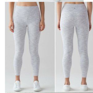 Lululemon Wunder Under Hi Rise Gray Leggins size 2 (Luxtreme)